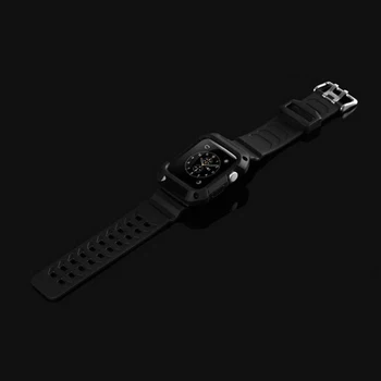 силиконов калъф+каишка за apple watch 4 5 band 44 mm 40mm iwatch pulseira 42 милиметра 38mm 5/4/3/2/1 гумена гривна каишка за часовник и капак