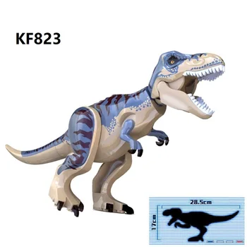 Син Карнотарус тиранозавър рекс Rex динозавър филм действие фигурка света парк строителни блокове на детски играчки подарък KF823