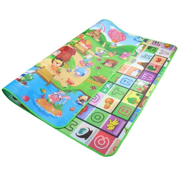 Сладък детски игри мат 200*180*0.5 cm Crawling Mat Double Surface Baby Carpet творчески cartoony дизайн развивающий мат за деца