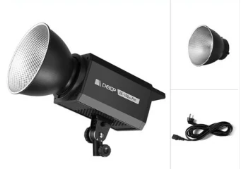 Снимка 150W Photo Studio COB LED Video Light 5600K дневна светлина Dimmable Focus CRI 97 TLCI 97 18500Lux Bowens Mount