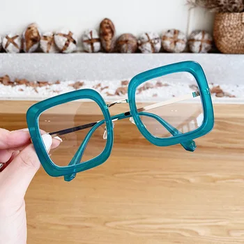 Така & ЭИ мода кв. жени очила рамка прозрачни лещи очила дамски оптични очила рамка мъжете анти-Blu-Ray Goggle