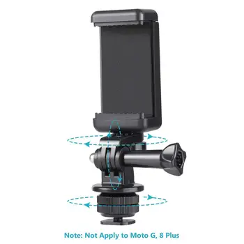 Титуляр телефон Camera Hot Shoe Mount Adapter Kit за GoPro Hero 7 6 5,DJI OSMO Action,iPhone X 8 7 6 Samsung определяне на DSLR