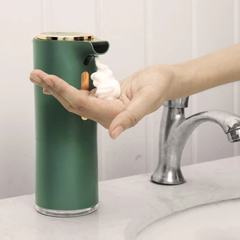 Ультракрасный опаковка сапун на пяна индукция опаковка сапун на пяна почти автоматично няма сензор за докосване машина мехур умен спрей дезинфекцира за дома