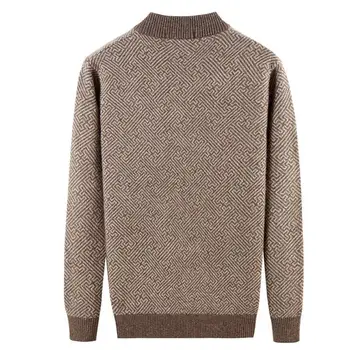 чист кашмир пуловери Мъжки високо качествени продукти светкавица през есента и зимата е много голям размер S M L XL XXL XXXL 4XL 5XL