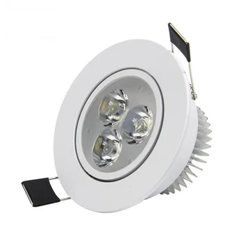 10шт супер ярък-вградени LED Dimmable Downlight CREE 9W 12W 15W 21W LED Spot light LED Recessede тавана лампа, AC 110V 220V