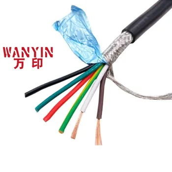 15AWG 1.5mm2 блокирани екраниран кабел RVVP 2/3/4/5/6/7/8/10/12/14/16/20/24 противоинтерференционная линия на управление signalWire и кабел