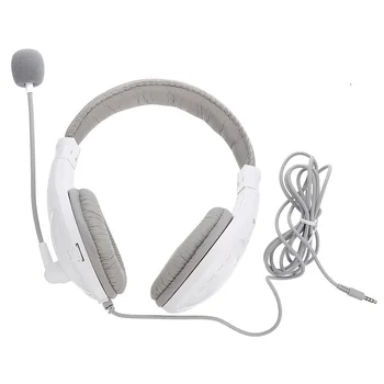 1бр детска слушалки удобен бас 3,5 мм над ухото слушалки за игри на слушалки кабелни слушалки с микрофон за училище пътуване дома