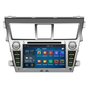 2 DIN Android 10 Радио кола DVD плейър GPS главното устройство за TOYOTA Vios Belta Yaris седан 2006-2012 мултимедия стерео сателитна навигационна система