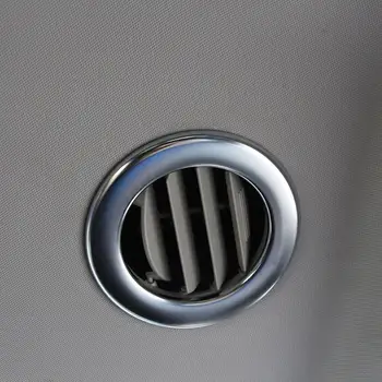 2 бр. автомобил хром интериор на въздуха на изхода на пръстен, апликации за Land Rover Discovery 4 2010-2016 авто хром интериор на въздуха на изхода на пръстен, апликации
