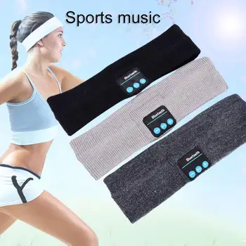 2020 нов висококачествен Bluetooth музикален лента за глава йога ластикът за коса вязаный прическа за сън слушалки високоговорители слушалки, Hands-free Sport