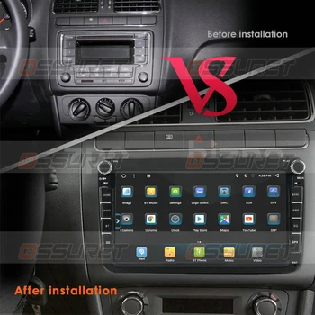 2G 32G 2 DIN Android 10 автомобилни радио DVD плейър GPS мултимедия за VW/Volkswagen/Golf/Passat/b7/b6/Skoda/Seat/Octavia/Polo/Tiguan