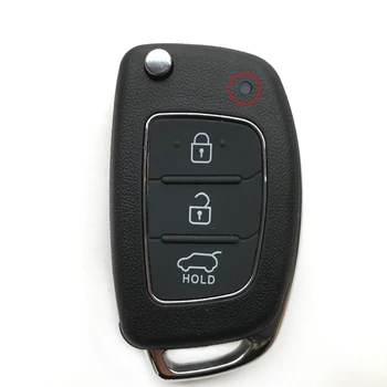 3/4 бутон на дистанционното на ключа калъф за HYUNDAI Solaris i10 i30 i35 i40 Ix45 Дядо подмяна на автомобилите флип сгъваем ключ на кутията празна черупка ключодържател