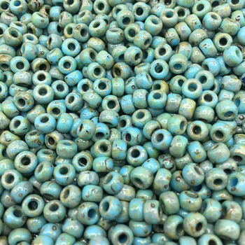 30 грама/Лот 4 мм 6/0 Perle Miyuki Picasso Seed Beads за бижута гривна Seafoam Green Matte Seed Beads