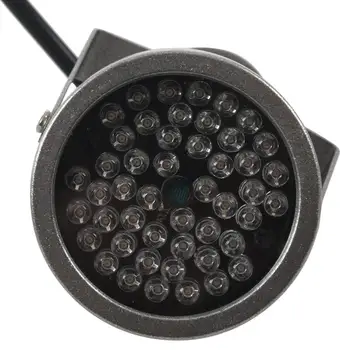 48 IR LED ir за нощно виждане за сигурност камера ВИДЕОНАБЛЮДЕНИЕ камери DC12V сребро
