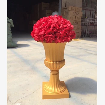 4шт сватба/маса на централните пластмасови вази завод цвете притежателя път оловен цвете на стойка/гърне/стойка за сватбена украса G004