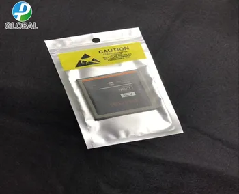 8*13.5 cm Zip-lock антистатични защитни найлонови торбички ESD антистатик светкавица електронни аксесоари / зарядни опаковки чанти