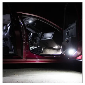 8шт Бял Canbus No Error LED интериор регистрационен номер светлини комплект за 2019 2020 Subaru Crosstrek карта купол четене на багажника лампа
