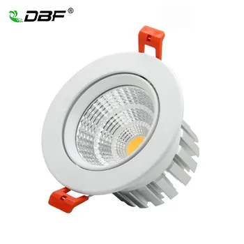 [DBF]високо качество Epistar COB LED осветителни тела Downlight Dimmable 6W 9W 12W 20W LED Spot Lamp затъмнение монтаж на таван лампа светлина 110V 220V