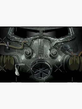 Fallout Power armor каска, Маска, филтър за лица Имат кърпа множество моющаяся