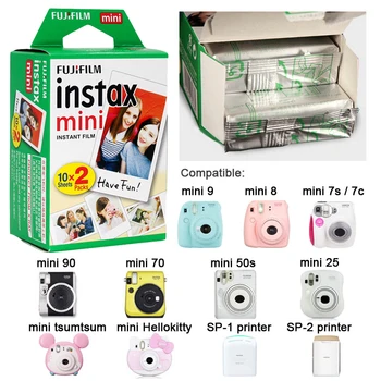 Fujifilm Instax Mini Film 3-инчов Бял край 64 джоба фотохартия албум за Polaroid LiPlay Mini 9 8 7 секунди 25 70 90 instant камера