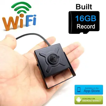 Ip камера wifi 720p wireless mini micro sd card 16G home smallest cam hd видеонаблюдение security surveillance p2p wi-fi ipcam JIENU