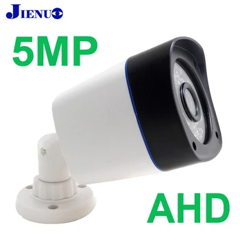 JIENUO AHD 5MP камера HD 1080P 4MP открит водоустойчива с висока резолюция за ВИДЕОНАБЛЮДЕНИЕ видеонаблюдение инфрачервен за нощно виждане Начало Cam