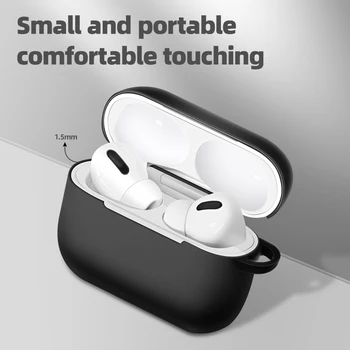 KUULAA калъф за слушалки AirPods Pro силиконов калъф за носене Безжична Bluetooth слушалка за Air Шушулките защитен калъф за AirPod 3 Case