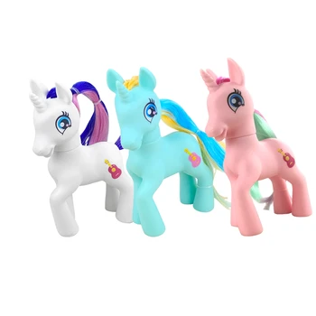 Lanyitoys 5.5 inch My little ponies toys фигурка аниме специален еднорог модел винил играчки пони за момичета Коледен подарък
