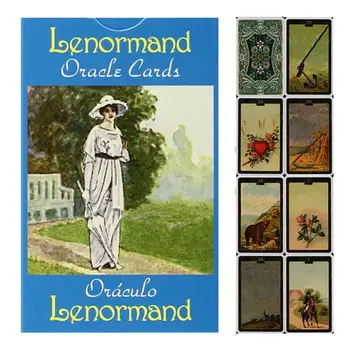 Lenormand Oracle карти палубата високо качество на трайно Таро за употреба карти и предсказания за съдбата на настолна игра е игра на карти за жени FT031