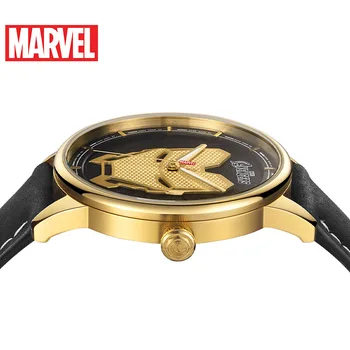 Marvel Оригинала Отмъстителите Железния Човек стомана ежедневни часовници 50 м водоустойчив 3D шлем на Марвел комикс момче мъжки подарък часовник 9092