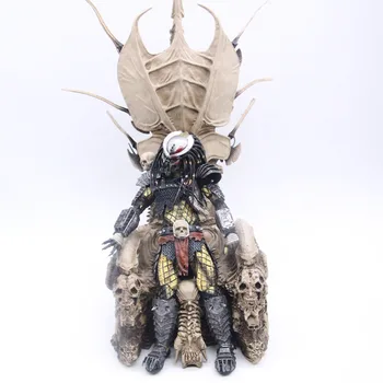 NECA Original Хищници Clan Leader трона PVC фигурка модел за събиране на играчки