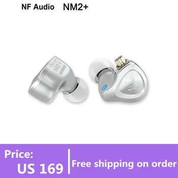 NF Audio NM2 + Dual Cavity Dynamic In-ear Monitor слушалки алуминиева обвивка с адаптер(6.35-3.5) 2-пинов 0.78 mm сменяем кабел