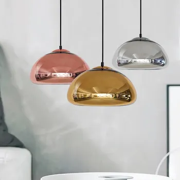 Nordic Glass pendant lamp светлини полилей осветление led hanglamp loft decor лампи осветителни тела с трапезария и подвесная лампа