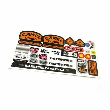 RC Car Stickers for MN-90 1:12 Model Spare Parts САМ Stickers Decals Sheet for Body Accessories RC and Stickers Decals