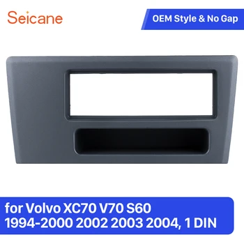 Siecane One Din Car Refitting Panel Bezel Комплект за 1994-2000 2002 2003 2004 Volvo V70, XC70 S60 Fascia Frame