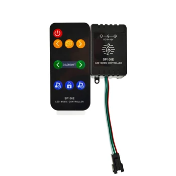 Smart Wifi музика Bluetooth контролер SP106E за WS2812 SK6812 WS2811 адресуемая Led RGB лента на газ