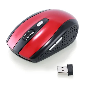 SOONHUA Wireless Mouse 2.4 GHz Mouses Memory безжична мишка превъртете 16 канала за преносим компютър USB PC