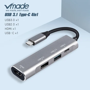 Thunderbolt 3 C USB Hub на samsung Декс Type-C to HDMI PD USB 3.0 2.0 4K*2K/60HZ докинг станция за macbook switch c usb хъб