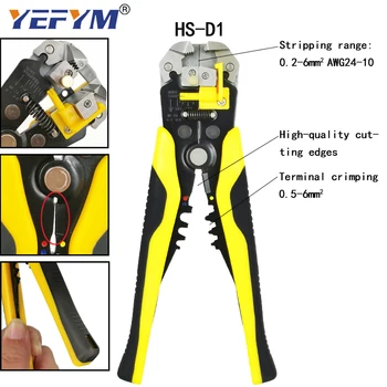 YEFYM Тел стриптизьорка tools мультитул клещи автоматична машина за източване кабел на проводници на необходимите средства за ремонт на домашен електротехник