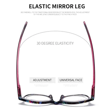 YOOSKE модни кръгли очила за четене прозрачни дамски нечупливи очила с прозрачни лещи висококачествени предписани очила