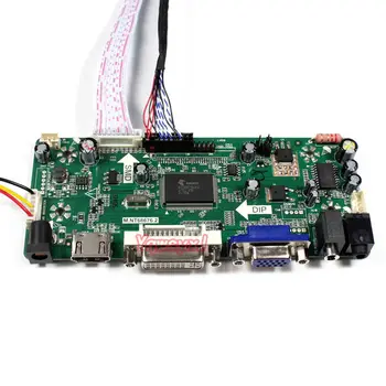 Yqwsyxl Control Board Monitor Комплект за LTN184KT01 HDMI + DVI + VGA LCD LED screen Controller Board Driver