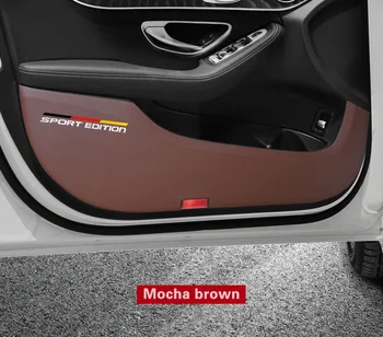 Автомобилна врата анти-удар Pad етикети ультратонкая кожа PVC защита на врати и страничният кант филм за Mercedes w204 w205 w213 C E Class