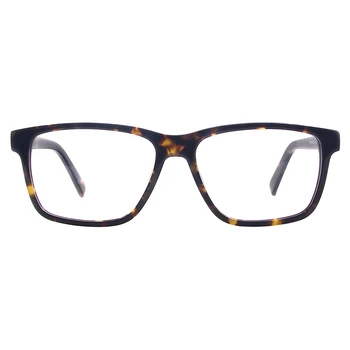 Ацетат квадратни очила мъжете и жените пълен ръб мода рецепта за очила, оптични лещи на слънчеви очила