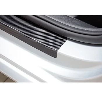 Вратата, на прага на малка перука на темето плоча охрана въглеродни влакна винил праговете на вратите протектор етикети за Hyundai HB20 стайлинг автомобили