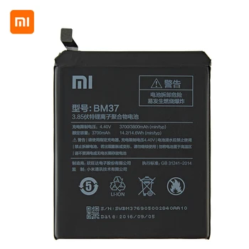 Въведете mi оригинална батерия BM37 3800mAh за Xiaomi Mi 5S Plus MI5S Plus BM37 висококачествени сменяеми батерии телефон +инструменти