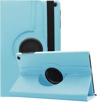 Въртящ се на 360° калъф-поставка от изкуствена кожа калъф за Samsung Galaxy Tab S6 Lite P610 / P615 10,4 инча 2020 Tablet Flip Smart Case