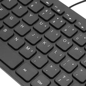 Гореща разпродажба клавиатура Classic Delicate K1000 Super Slim USB Mini Multimedia жични клавиатура 78 клавиши Kaypad за лаптоп