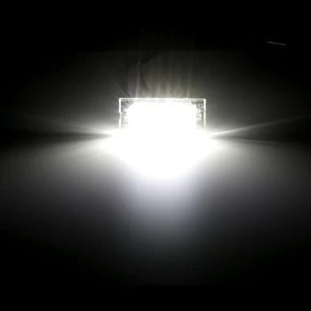 Двойка бели led номер регистрационен номер светлина 18 LED 12V за BMW E53 X5 1999-2003 E83 X3 2003-2010 автомобилни светлинни аксесоари
