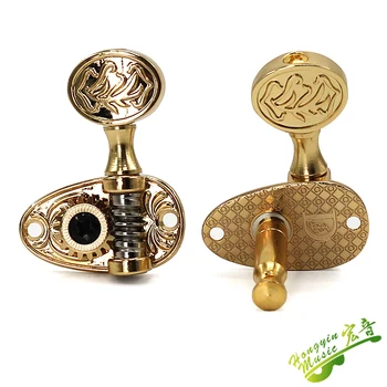 Доставчик и износител made bakelwood folk guitar string копче open golden retro decorative pattern knob shaft string string coil
