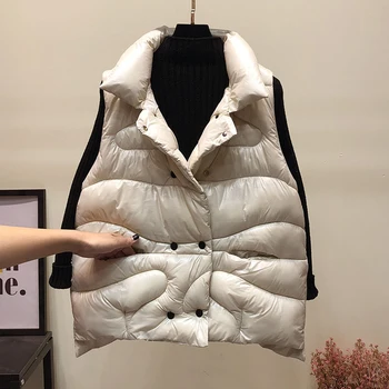 Евтини търговия на Едро 2019 нов есен зима горещо продажба на дамска мода ежедневни женски добър топла жилетка на горно облекло MP1460